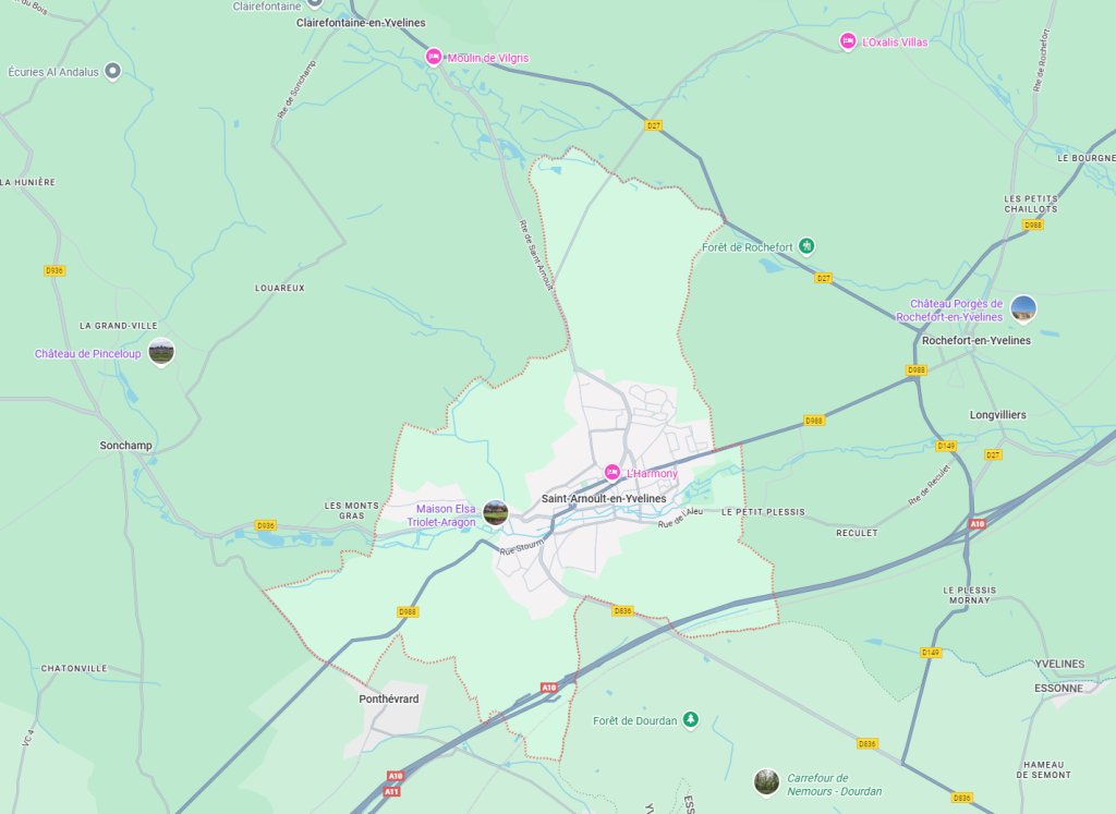 Emplacement de Saint-Arnoult-en-Yvelines